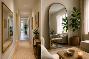 Place Mirrors to Open Up Small Spaces