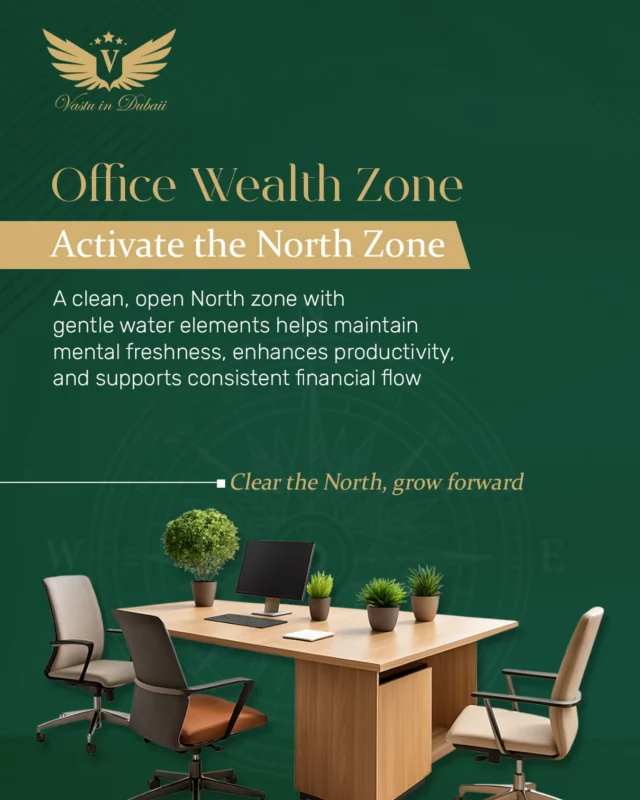 Is your North zone helping your finances grow or silently blocking them?

A clean, open North with gentle water elements can boost clarity, productivity, and steady financial flow.
Take a look around your workspace… is your North zone activated yet? 👀

— Vastu in Dubaii | Deiptii Taurannii

#north #vastudirections #vastu #vastuforoffice #dubaioffice #wealthzone #vastu