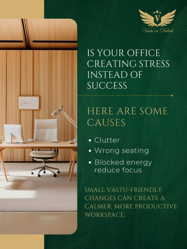 Is your office creating stress instead of success?
Clutter, wrong seating, and blocked energy can quietly affect focus, decisions, and growth.
 Small Vastu-friendly changes can bring clarity, calm, and better productivity.

At Vastu in Dubaii, we help align your workspace with positive energy and success.

 DM us to book your office Vastu consultation

#officevastu #lvastuindubaii #workplaceenergy #businesssuccess