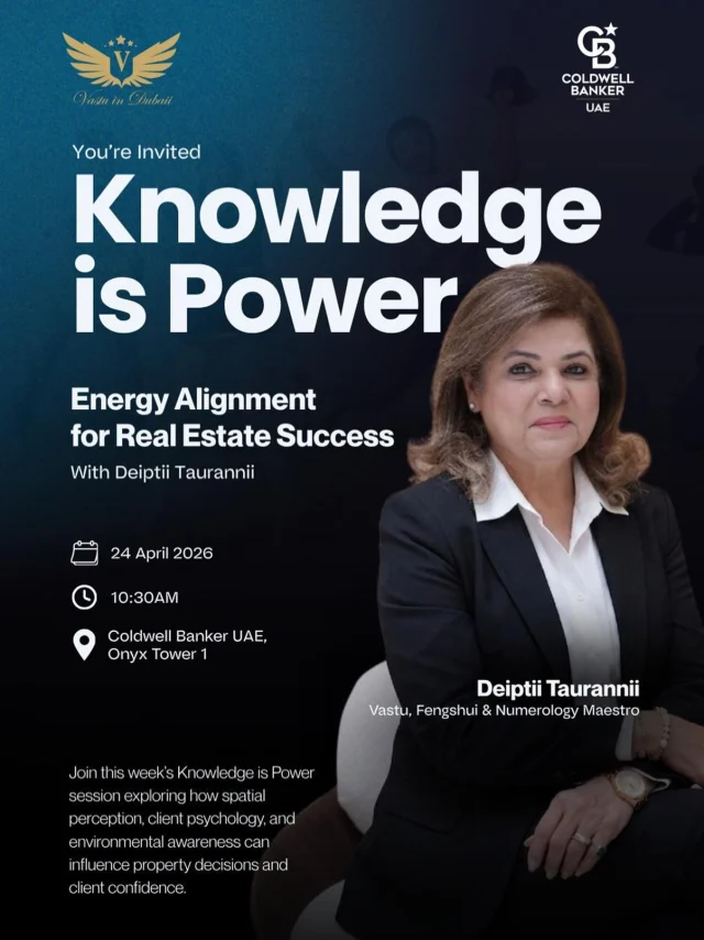 Knowledge is Power… but shared knowledge is Transformation.

In a world where everyone is focused on their own speed, their own goals, and their own growth… what if we paused and asked, how can we grow together?

Because true success isn’t just about moving ahead alone…it’s about walking together, elevating each other, and creating impact collectively.

Through the wisdom of Vastu, Feng Shui & Numerology, we don’t just align spaces,
we align mindsets, decisions, and possibilities.

✨ Life offers unlimited potential…
✨ The question is, are we tapping into it alone, or amplifying it together?

If you want to go fast, go alone. If you want to go far, go together.

A heartfelt thank you to @vipin_realestate_dubai & @coldwellbankeruae for partnering in this shared vision of happiness, growth, and success for all.

Let’s move beyond competition… into co-creation.

Let’s turn knowledge into collective growth.

#KnowledgeIsPower #GrowTogether #CollectiveSuccess #Vastu #fengshui