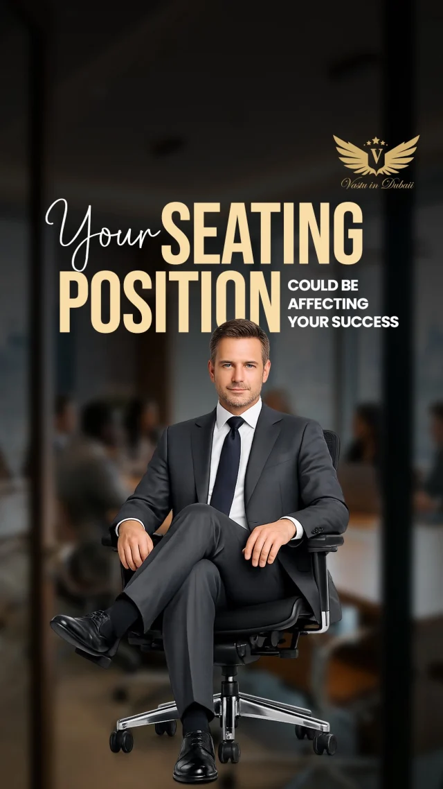 What if improving your focus, confidence, and decision-making was as simple as changing where you sit?

In Vastu, the commanding position is a seat that allows you to:
✔ See the entrance without being directly in line with it
✔ Have a solid wall behind you for support

This placement creates a greater sense of security, stability, and control. Both Vastu and environmental psychology suggest that our surroundings influence how we think, feel, and perform.

Many successful leaders naturally choose positions that give them visibility, authority, and support.

✨ Sometimes the biggest shift in business starts with a simple shift in position.

Save this post and check your seating position today.

#VastuTips #OfficeVastu #BusinessSuccess #Leadership #workplacedesign